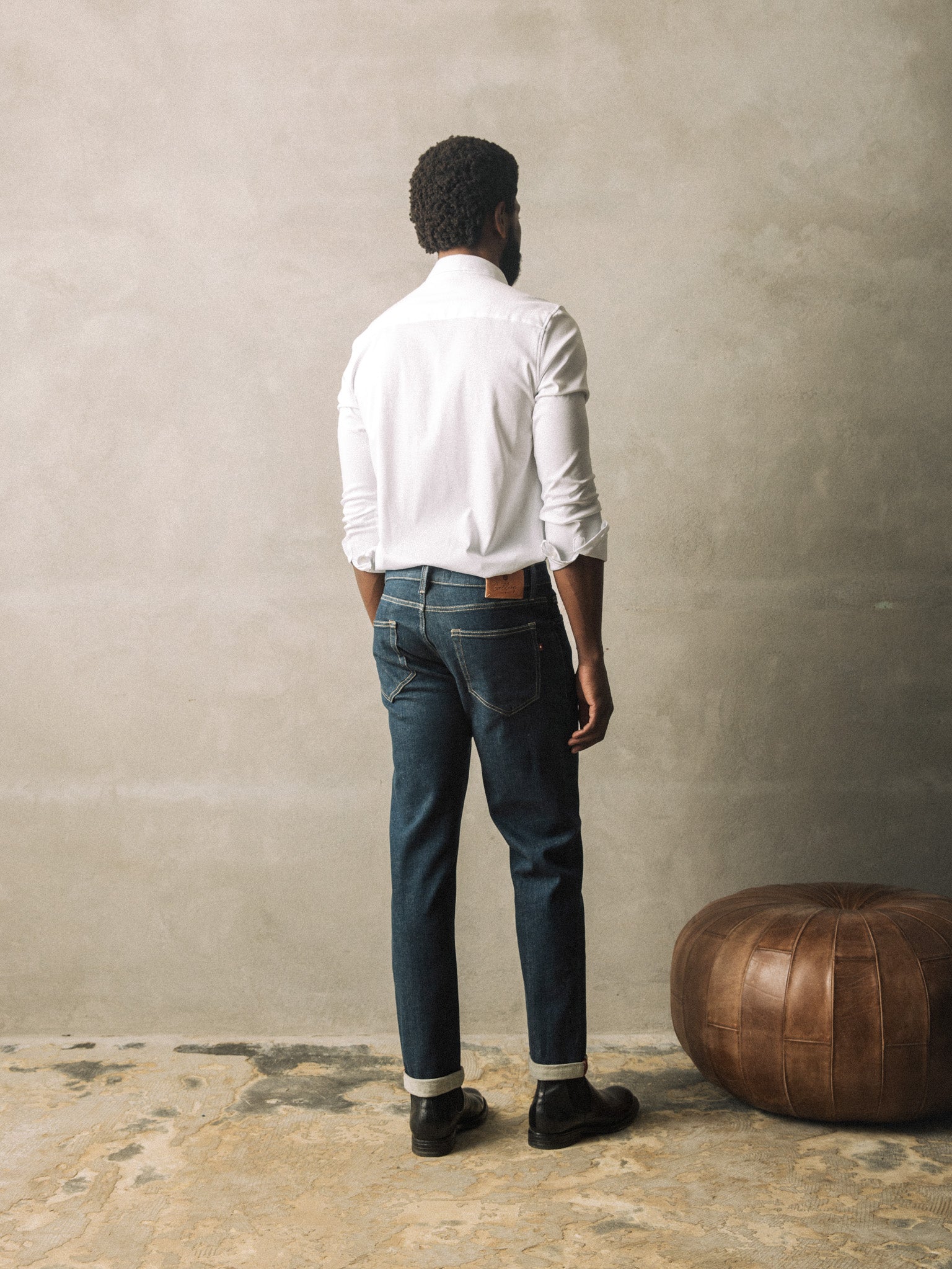 Modelshot / Blue Denim / Detail